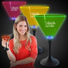 Light-Up Neon Martini Glass