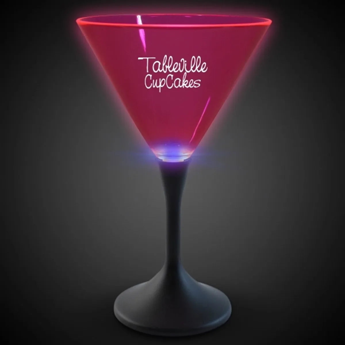 Light-Up Neon Martini Glass