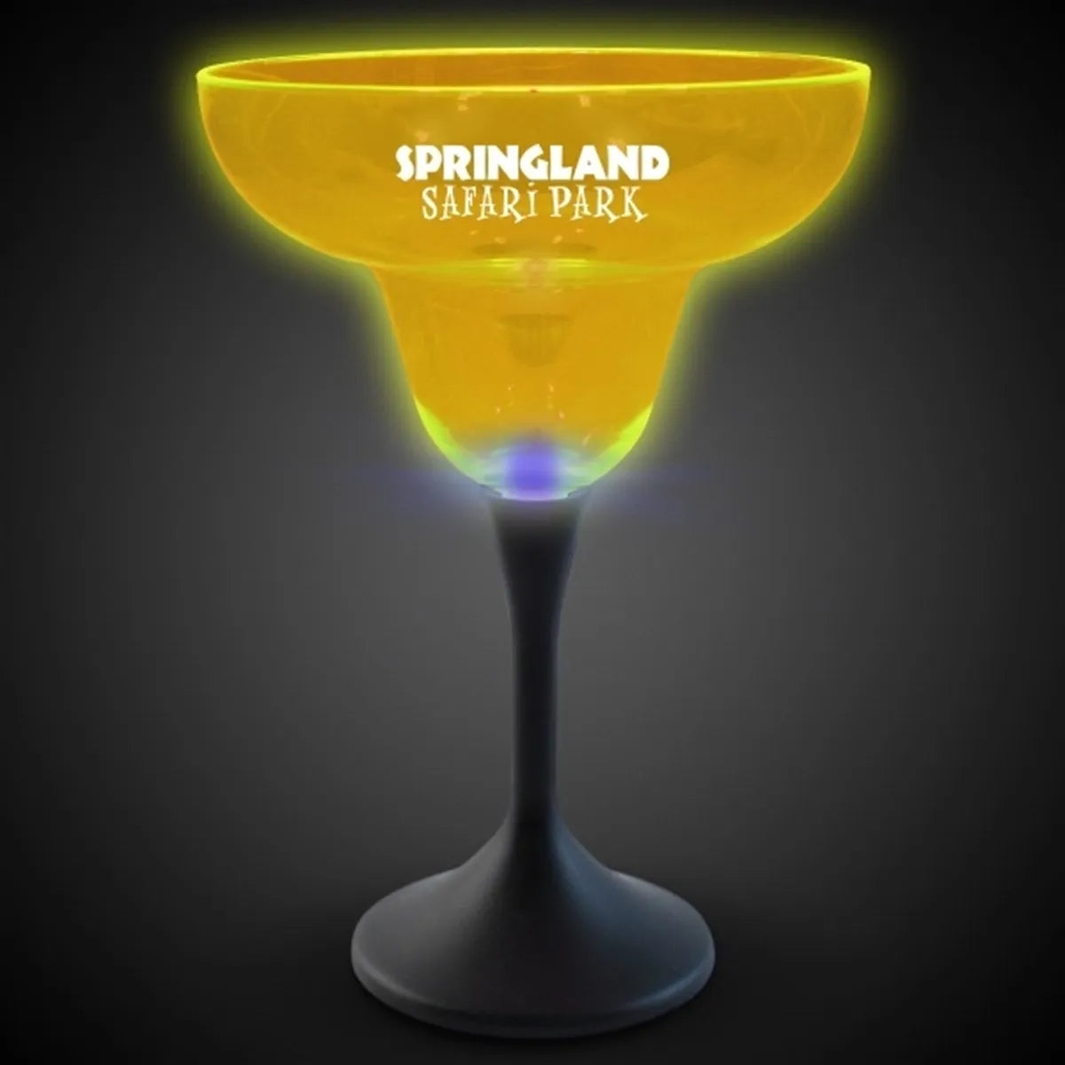 Light-Up Neon Margarita Glass