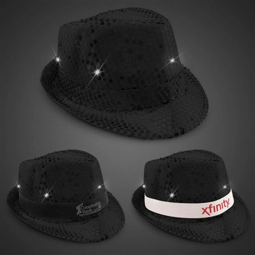 Light-Up Sequin Fedora