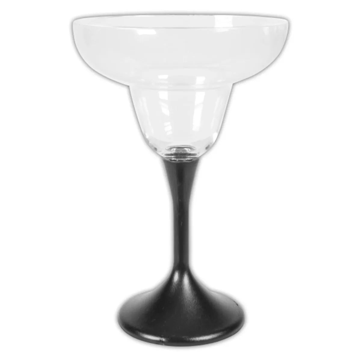 Light-Up Margarita Glass — Clear Top