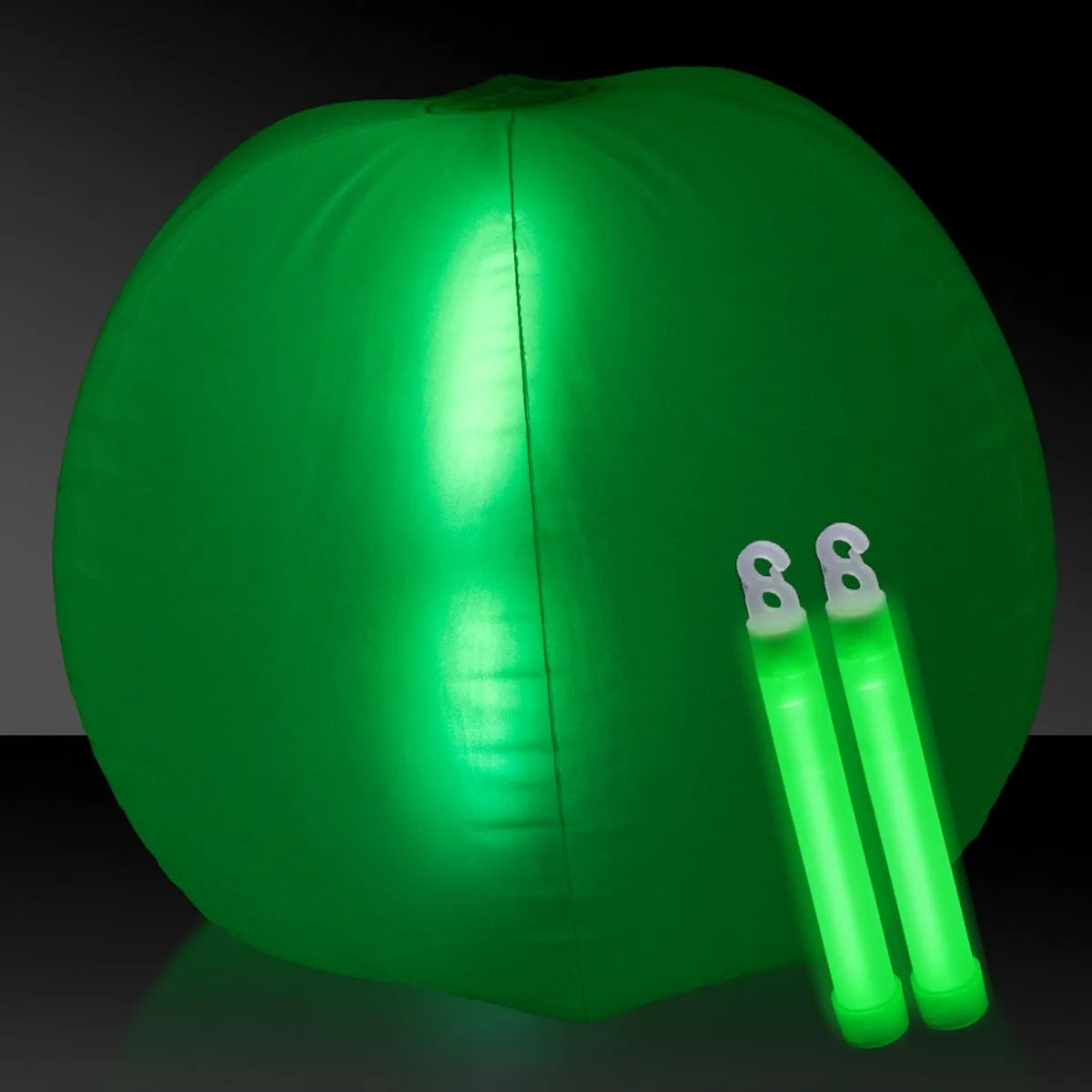 Inflatable Beach Ball 24" with Two Glow Sticks