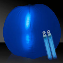 Inflatable Beach Ball 24" with Two Glow Sticks