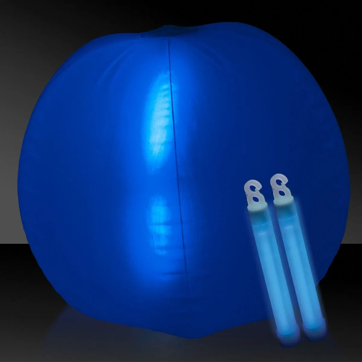 Inflatable Beach Ball 24" with Two Glow Sticks