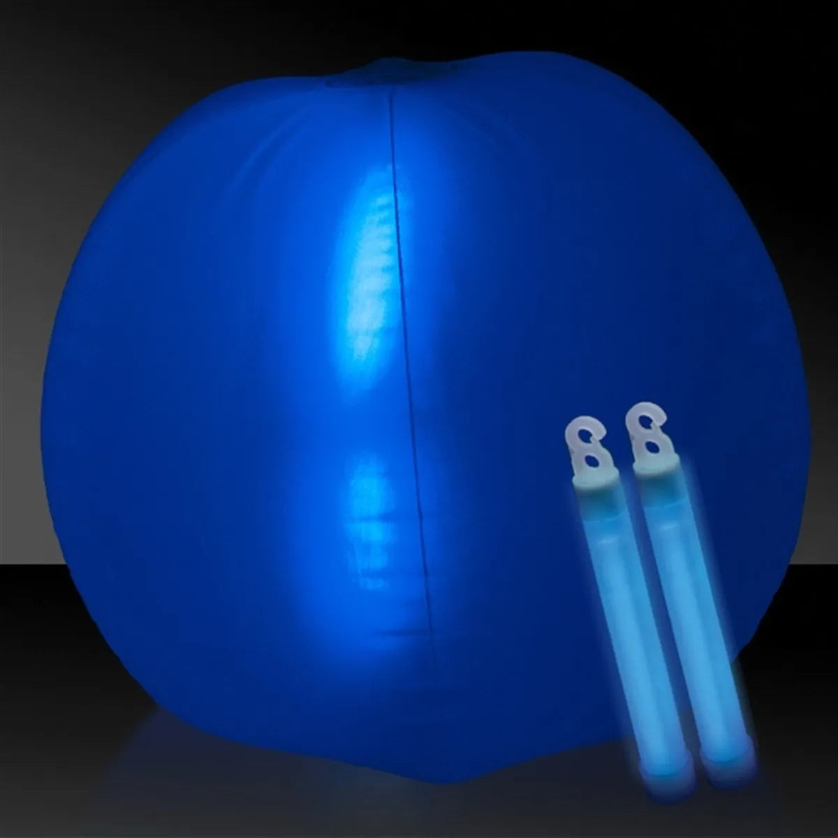 Inflatable Beach Ball 24" with Two Glow Sticks