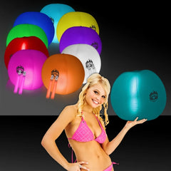 Inflatable Beach Ball 24" with Two Glow Sticks