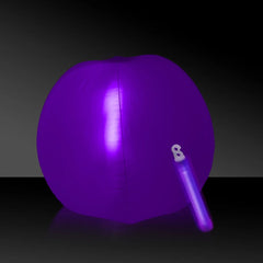 Inflatable Beach Ball 12" with Glow Stick