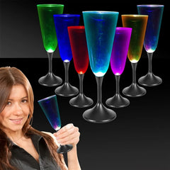 Light-Up Champagne Glass — Clear Top