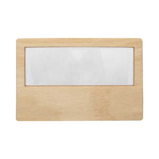 Wood Credit Card Magnifier