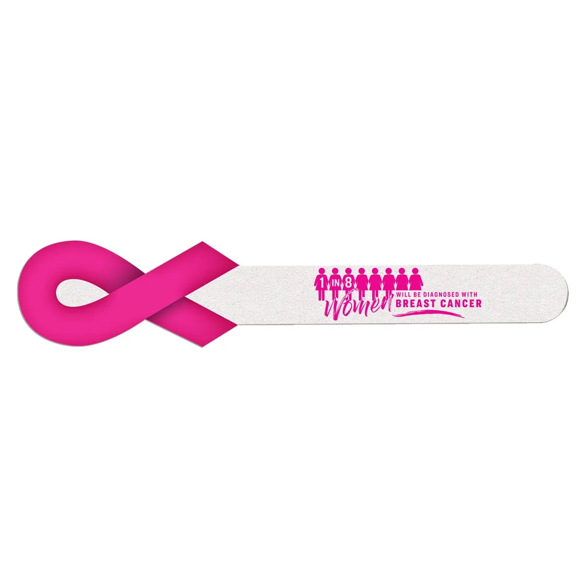 Ribbon Emery Board for Breast Cancer Awareness