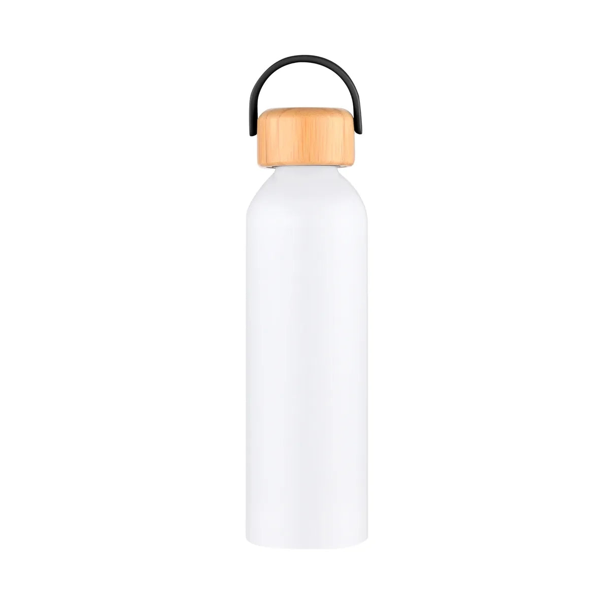 24 oz Recycled Aluminum Bottle with Bamboo Lid