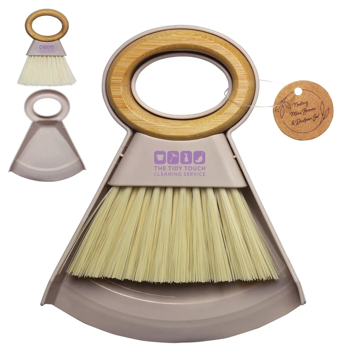 Nesting Mini Broom & Dustpan Set