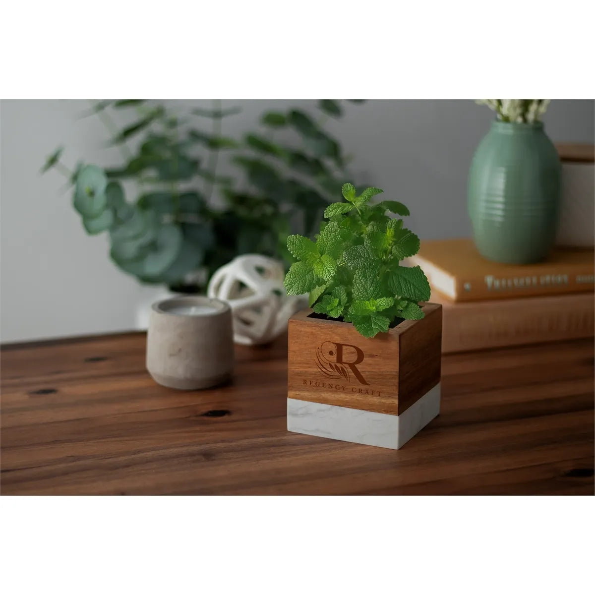 Acacia Wood & Marble Blossom Kit