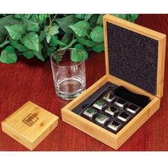 Bamboo Whiskey Stone Set