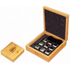 Bamboo Whiskey Stone Set