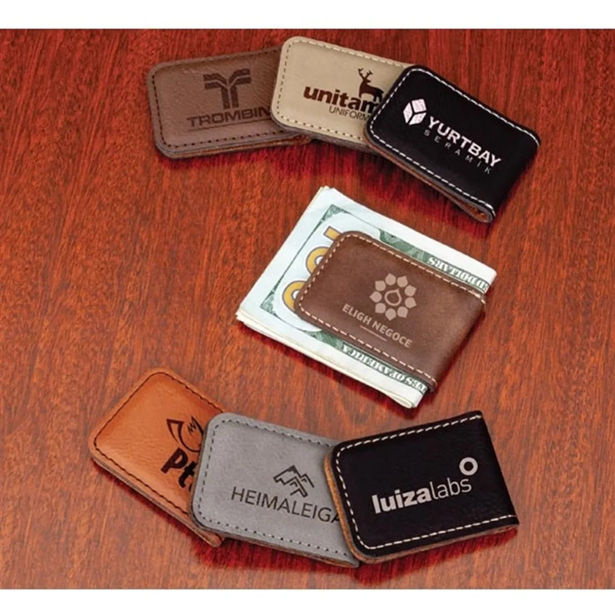 Leatherette Money Clip