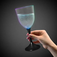 Light-Up Frosted Wine Glass 10 oz