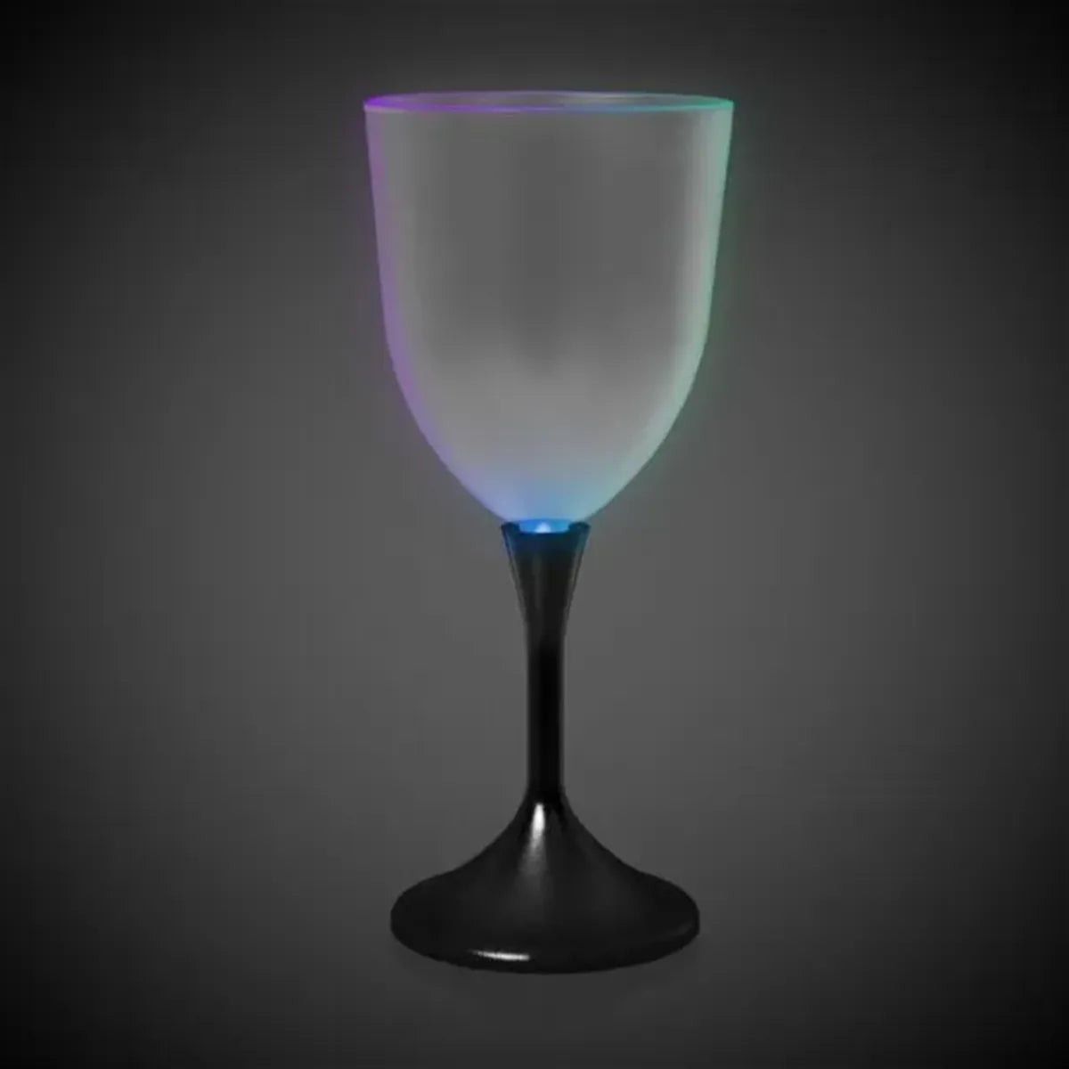 Light-Up Frosted Wine Glass 10 oz