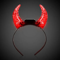 Light-Up Crystal Devil Horns