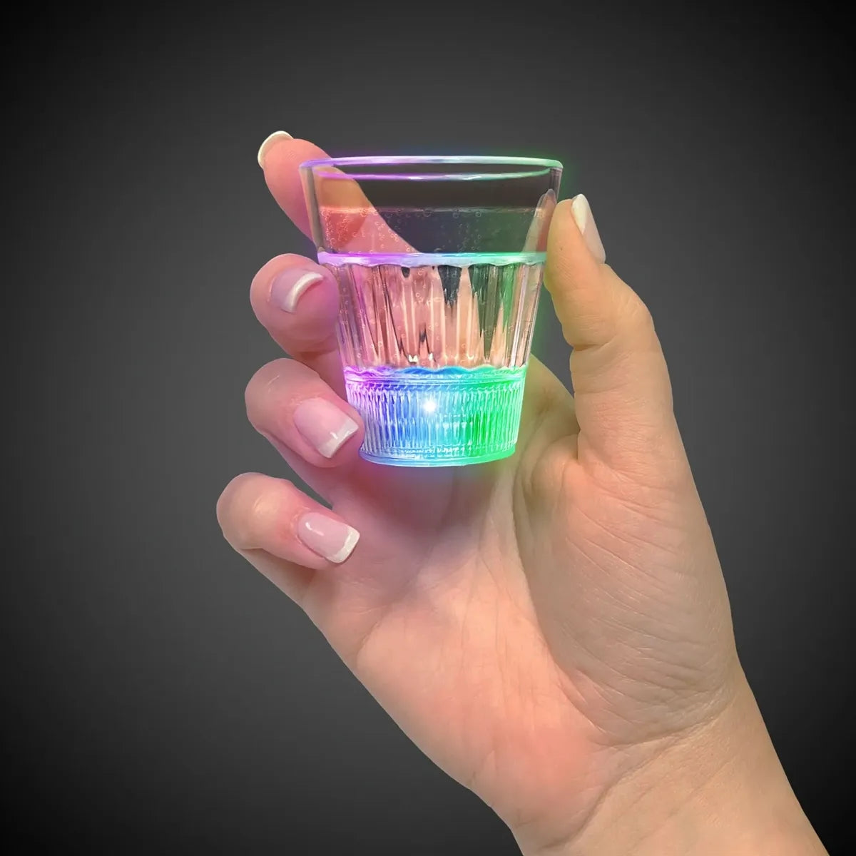 Light-Up Shot Glass — Rainbow