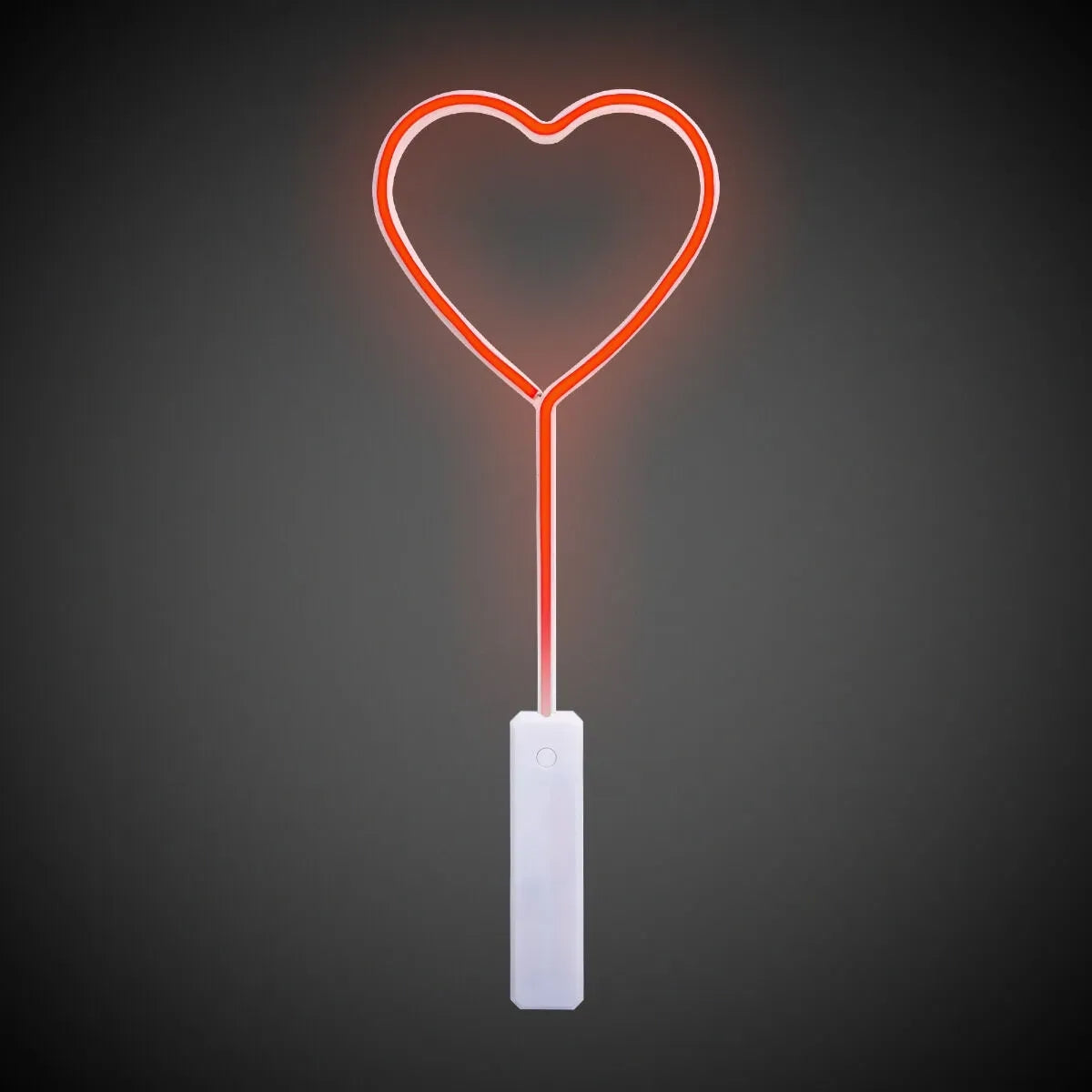 Light-Up Red Heart Neon Wand