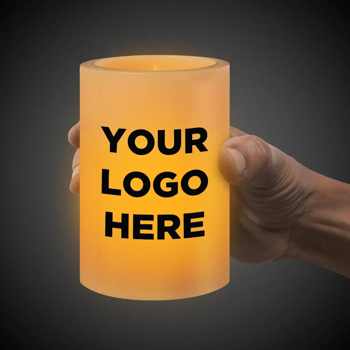 LED Pillar Candle 4.25"