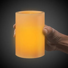 LED Pillar Candle 4.25"