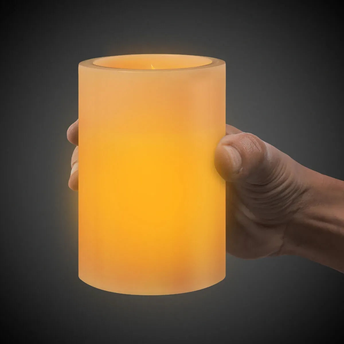 LED Pillar Candle 4.25"