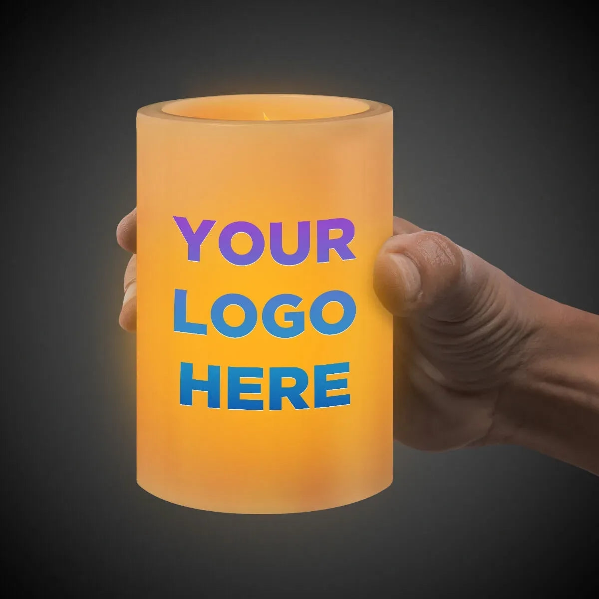 LED Pillar Candle 4.25"