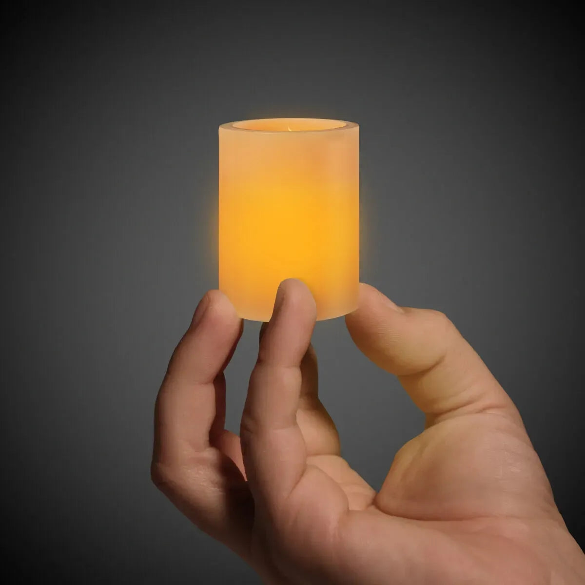 LED Pillar Candle 4.25"