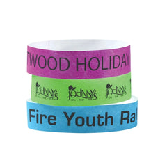 3/4" Custom Tear-Resistant Paper Wristband