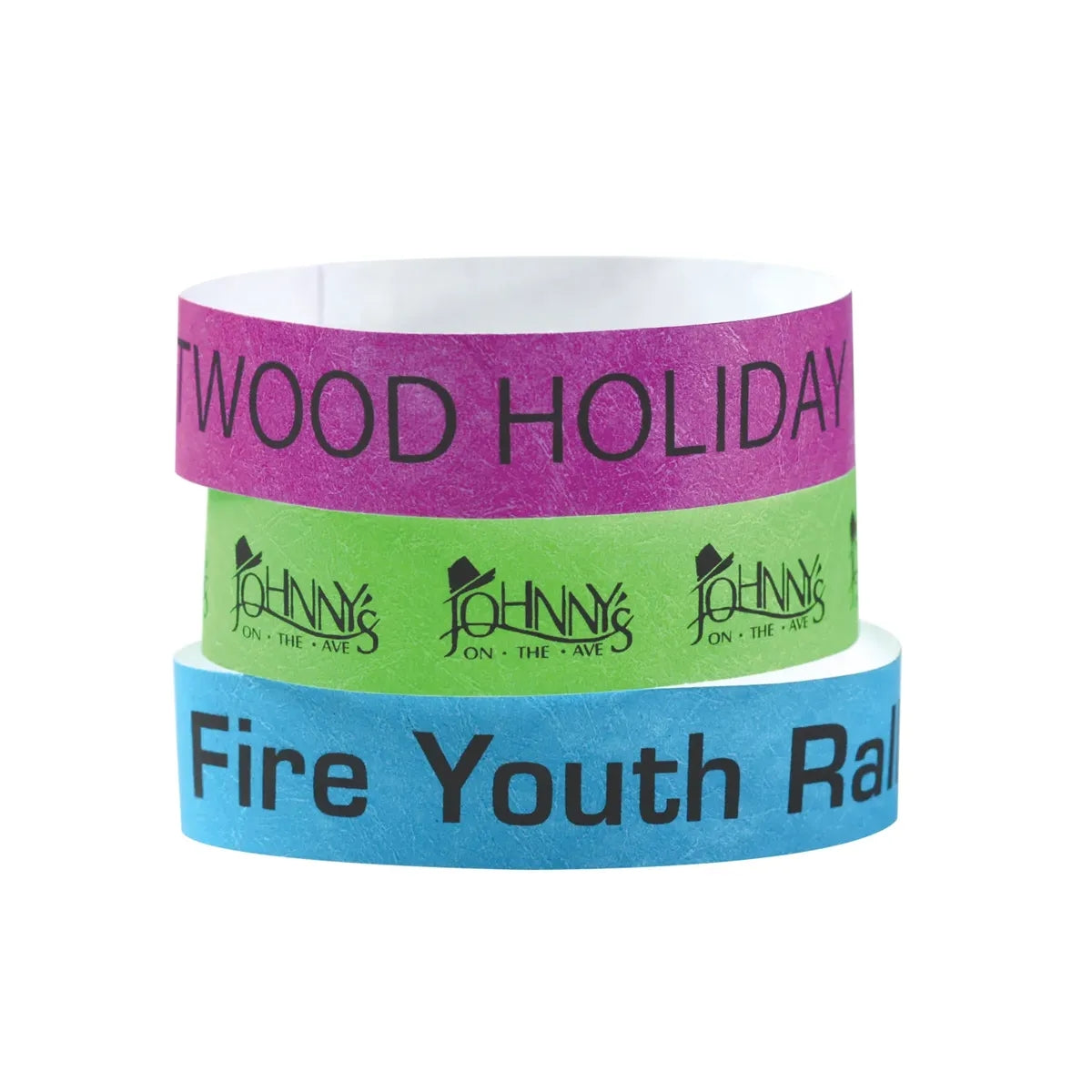 3/4" Custom Tear-Resistant Paper Wristband