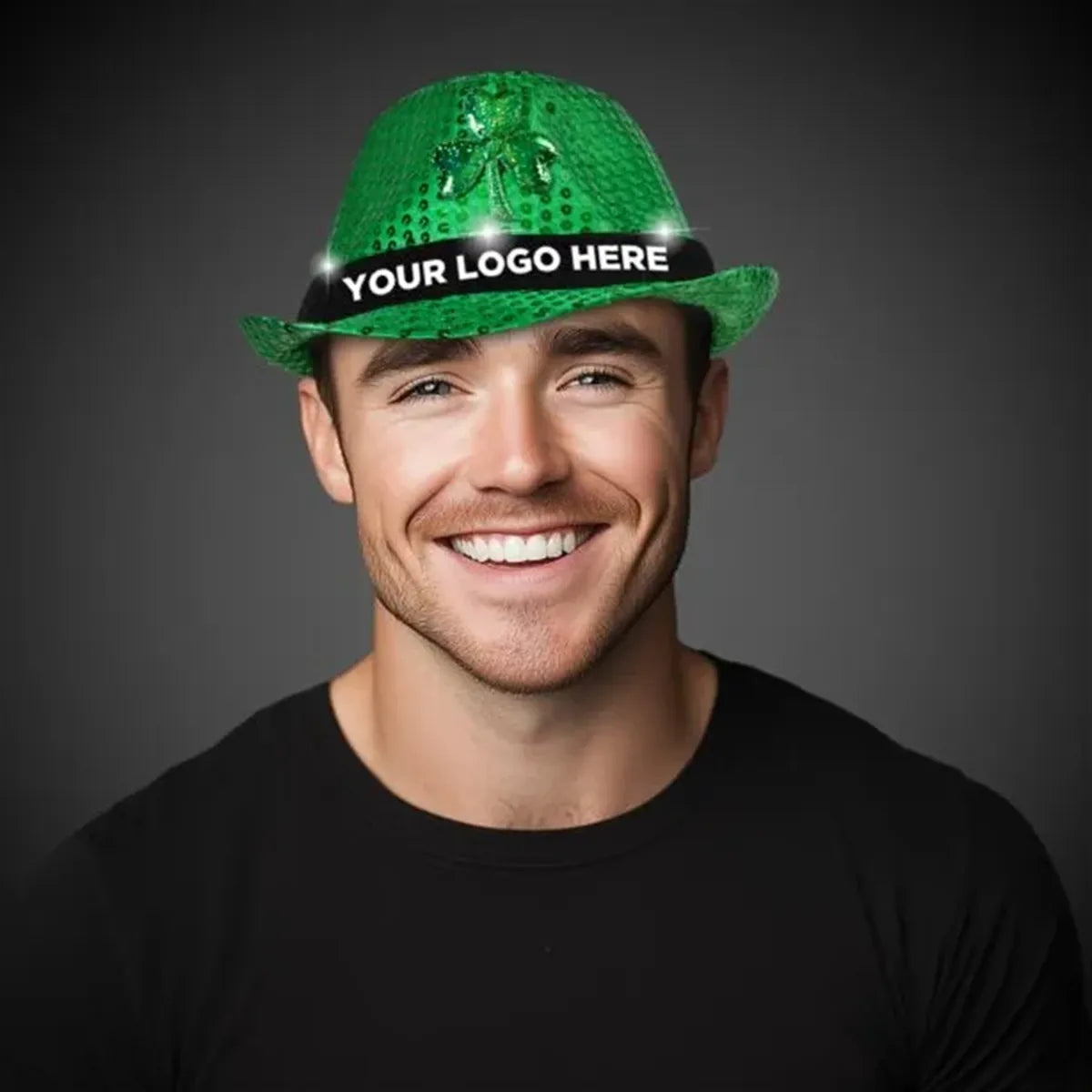 Light-Up St. Patrick's Sequin Fedora