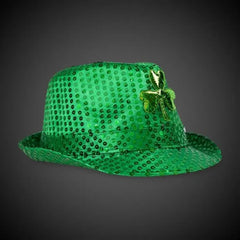 Light-Up St. Patrick's Sequin Fedora