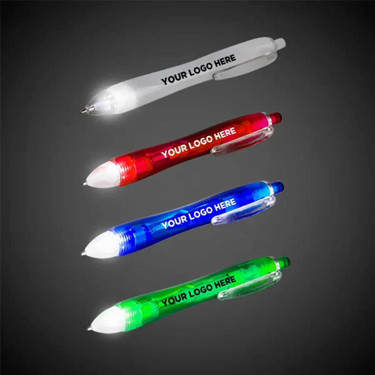 Pen with Dual-LED Flashlight 5"