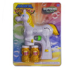 Light-Up Unicorn Bubble Gun