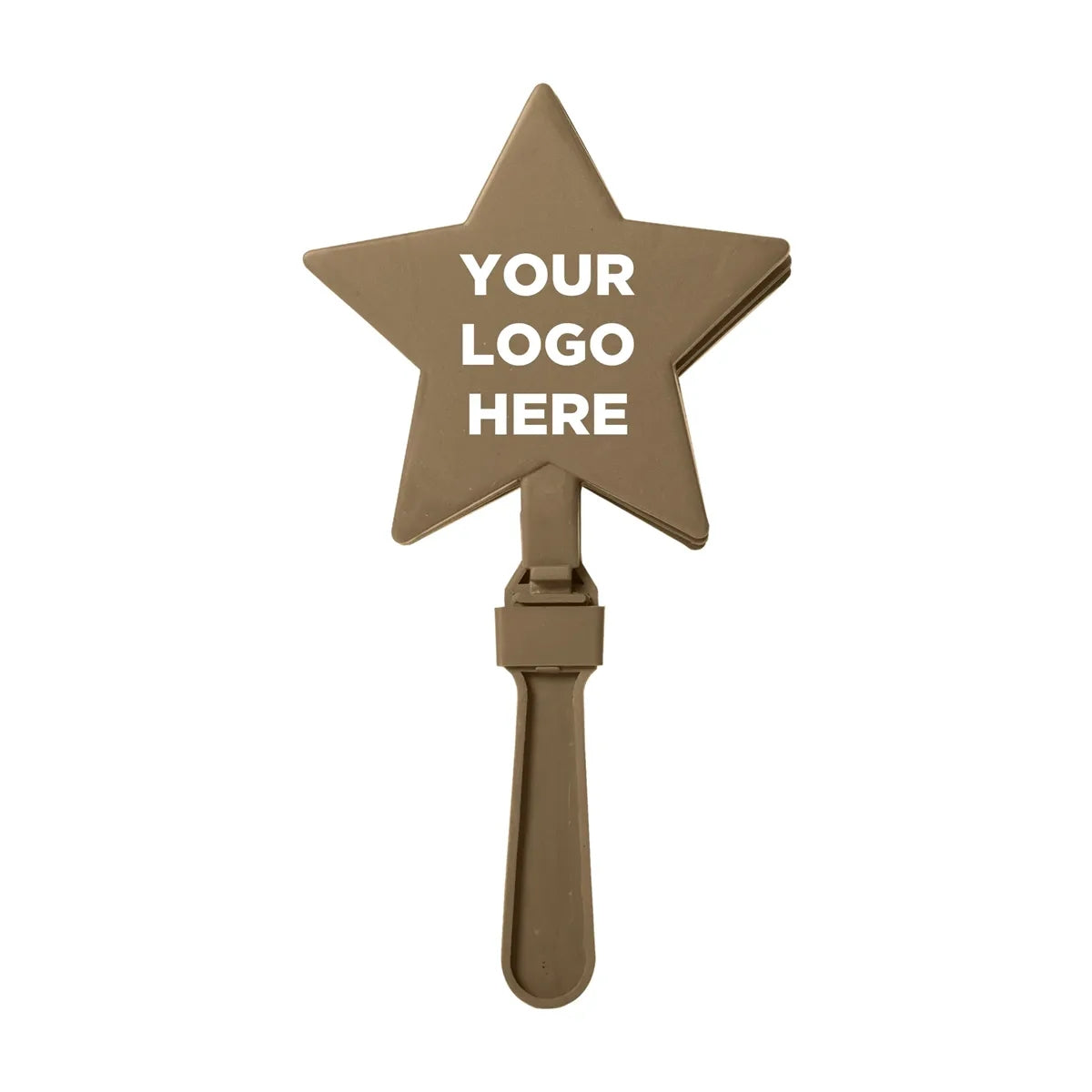 Matte Gold Star Hand Clapper