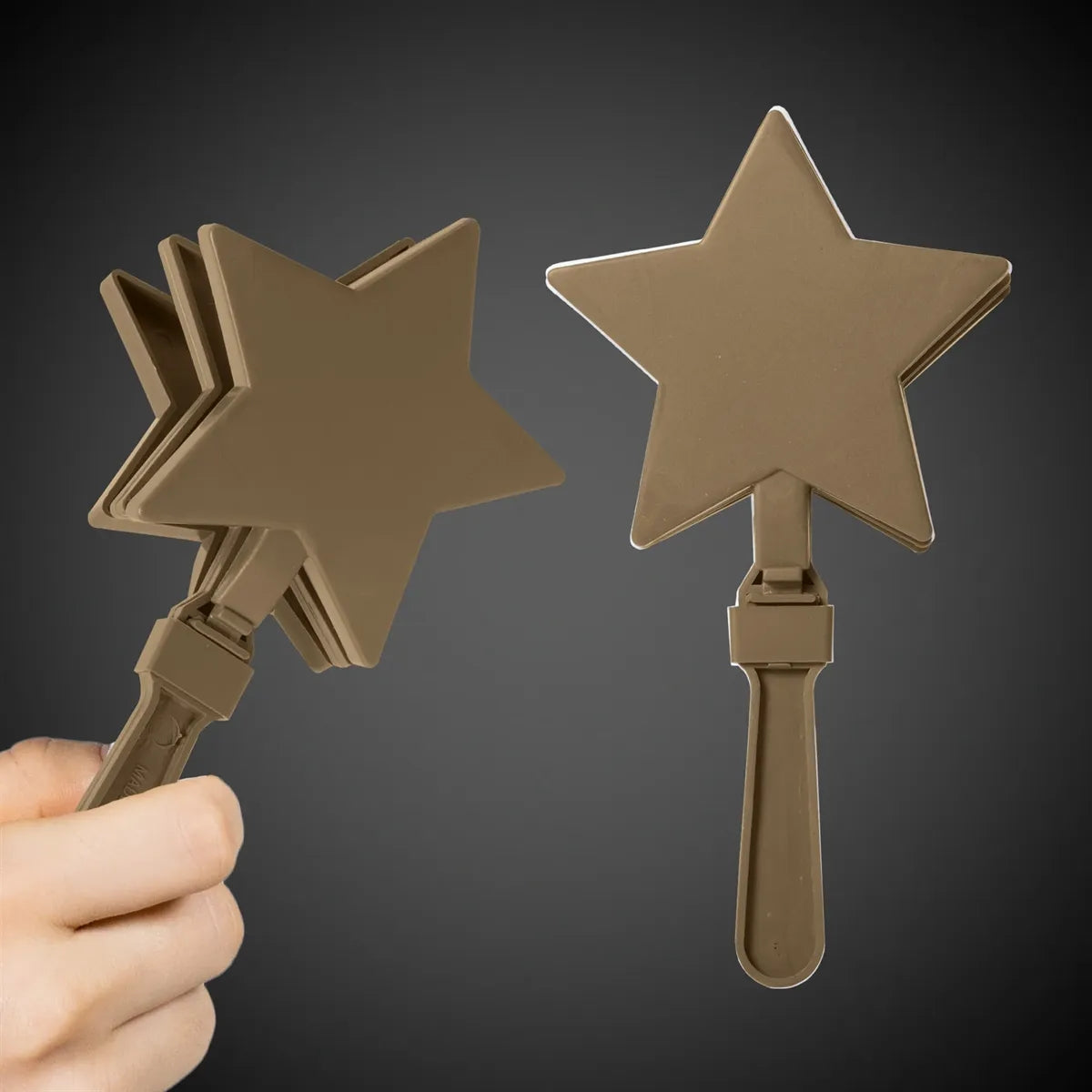 Matte Gold Star Hand Clapper
