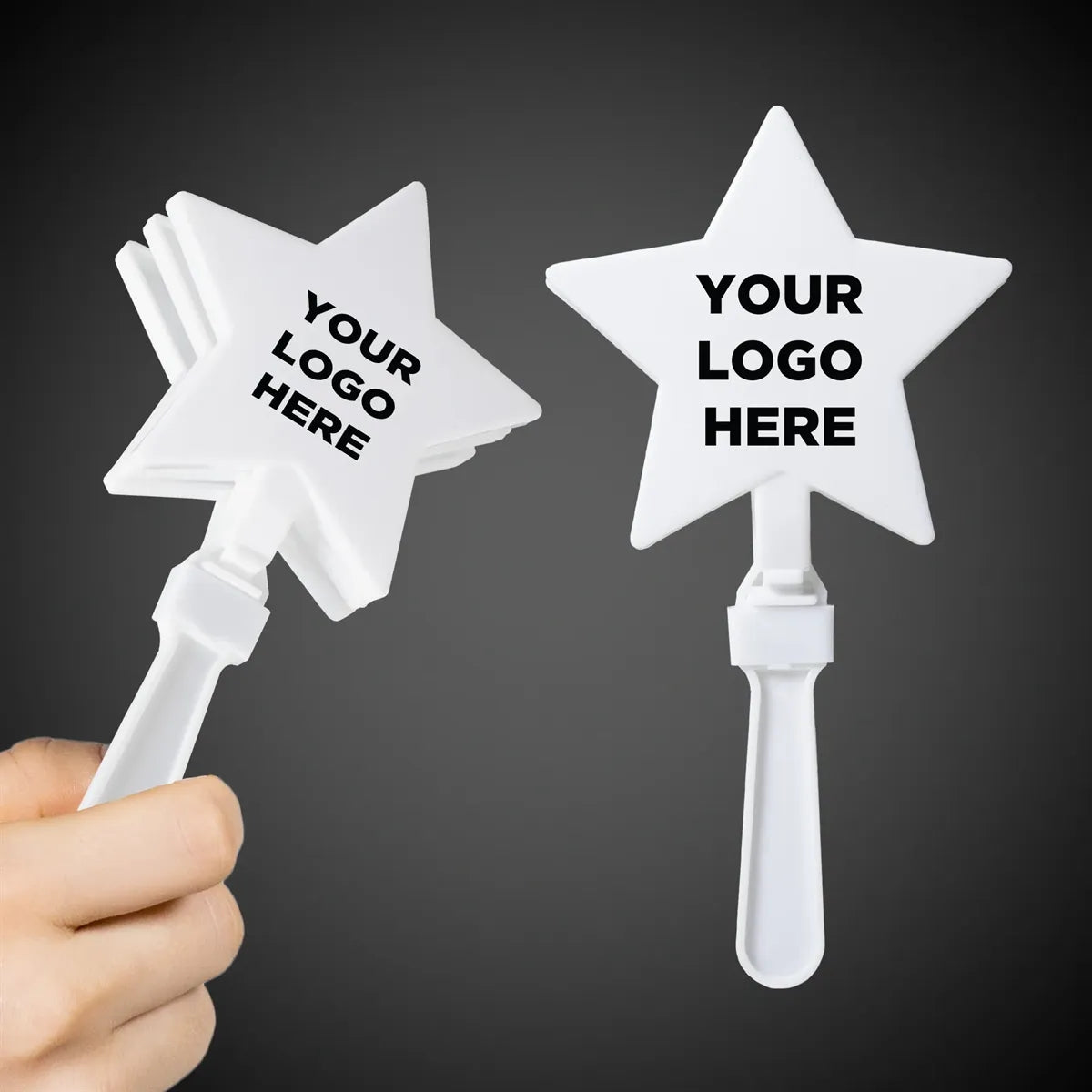 Matte Gold Star Hand Clapper