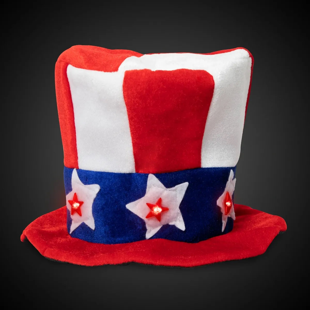 Flashing LED Uncle Sam Hat