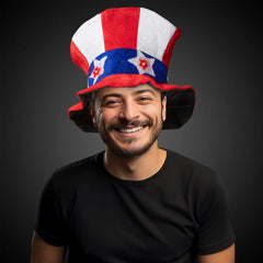 Flashing LED Uncle Sam Hat