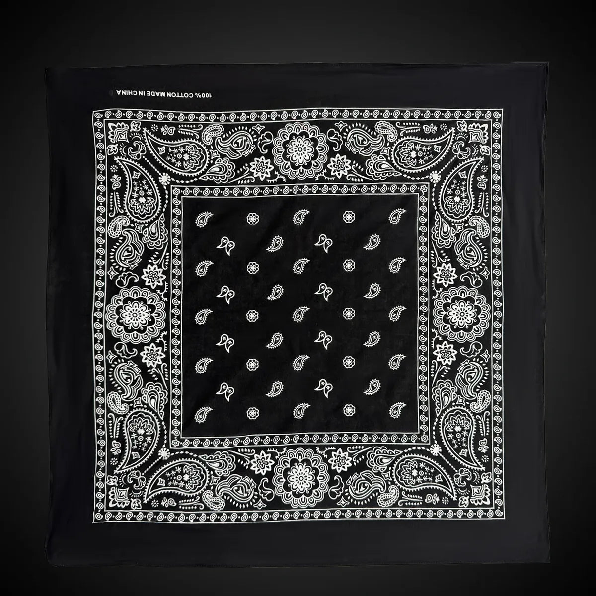 Cotton Bandana 22" — Solid & Paisley