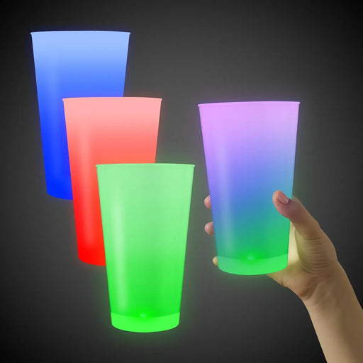 Light-Up Neon Pint Glass