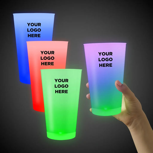 Light-Up Neon Pint Glass
