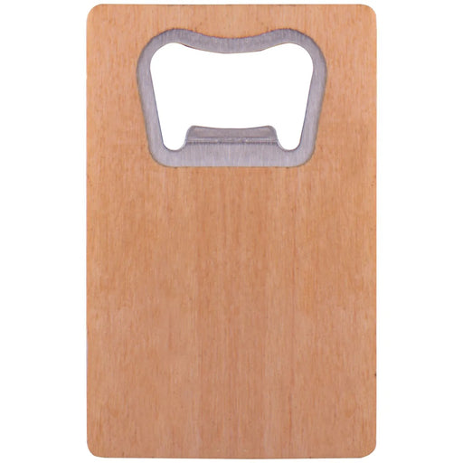 Wood Credit Card Bottle Opener