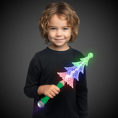 Light-Up Christmas Tree Wand 13"