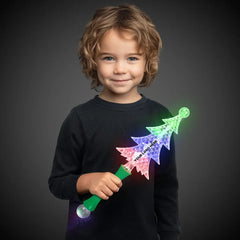 Light-Up Christmas Tree Wand 13"