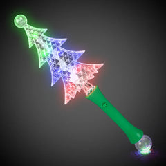 Light-Up Christmas Tree Wand 13"