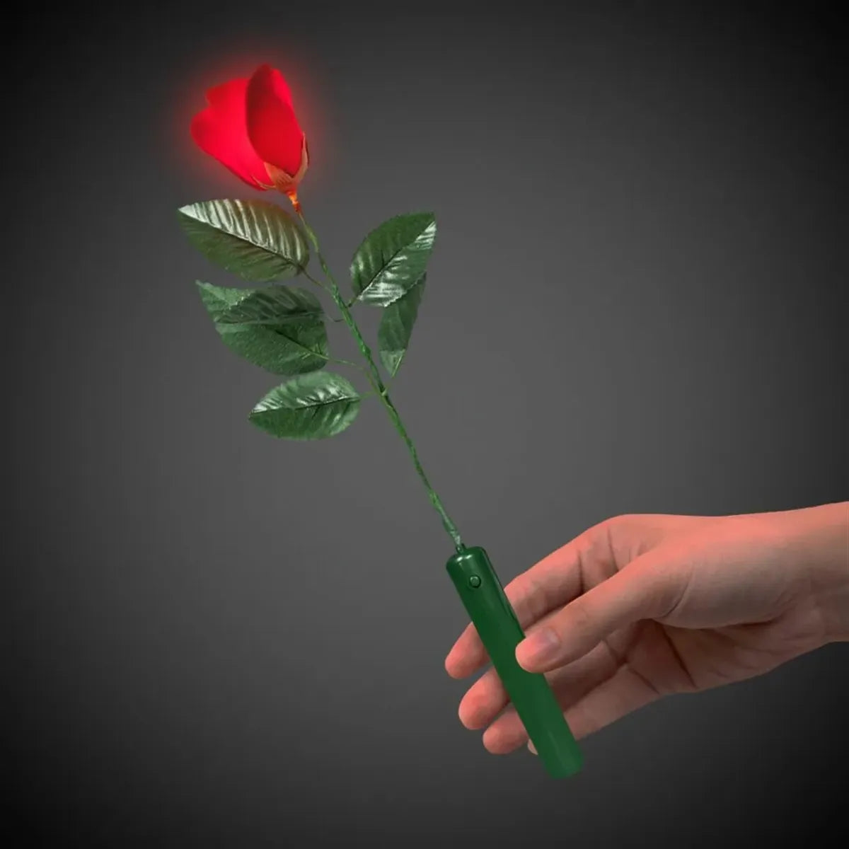 Light-Up Red Rose