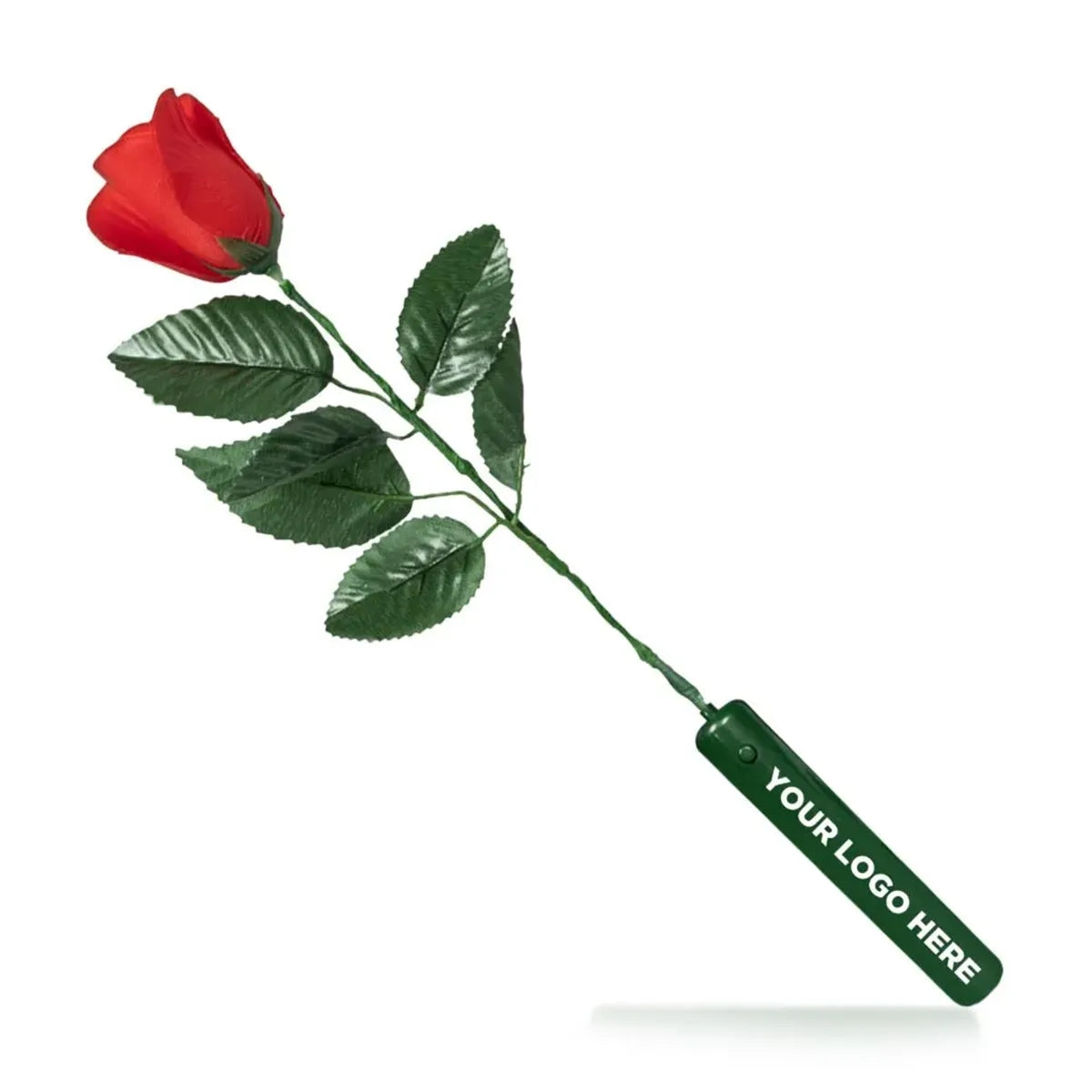 Light-Up White Rose — Multi-Color LEDs